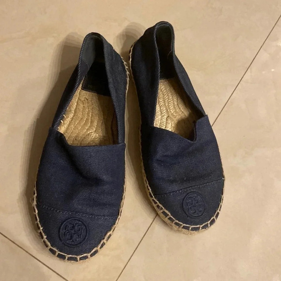 Tory Burch denim espadrilles size 6